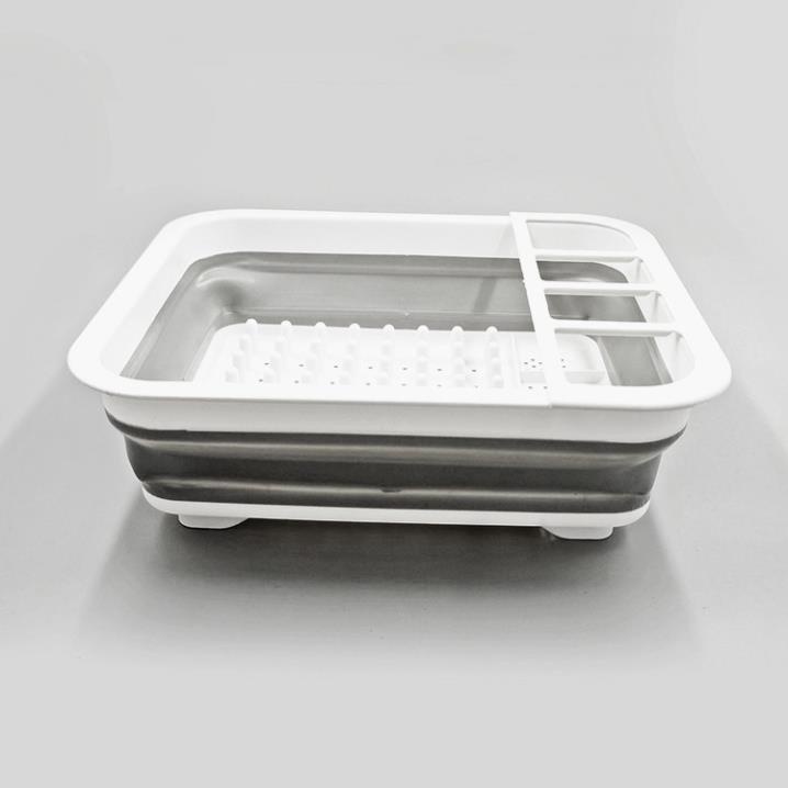 Giá Đựng Bát Đĩa Đa Năng Bằng Nhựa Silicon Gấp Gọn Tiện Dụng, Kệ Bát Đĩa Để Bàn Tiết Kiệm Diện Tích