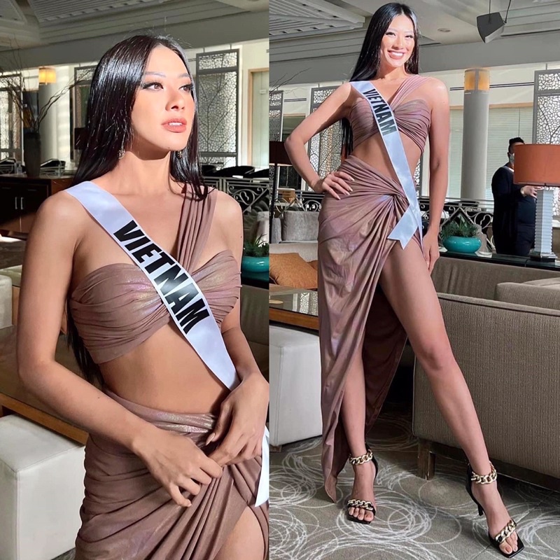 Giày cao gót đi thử sân khấu của á hậu Kim Duyên tại Miss Universe 2021 Israel 🇻🇳 ngày 09/12/2021