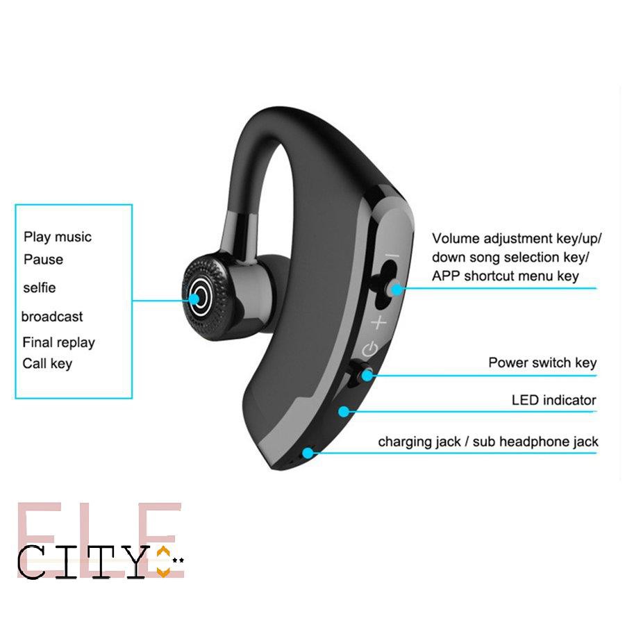 Ele】⚡⚡Tai Nghe Bluetooth V9 cao cấp cực chất điều khiển bằng giọng nói