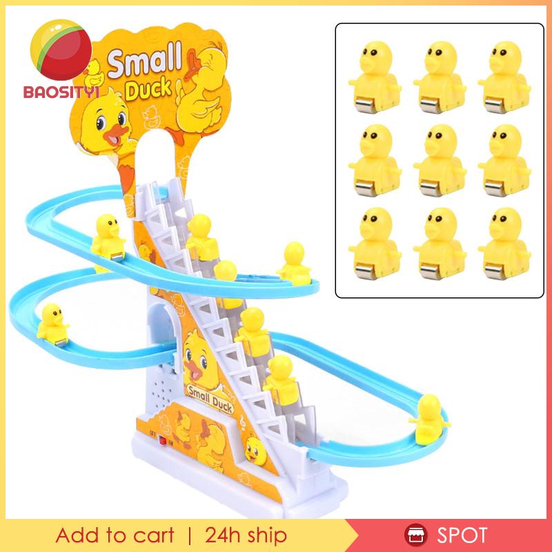 [Baosity1] Bộ Đồ Chơi Vịt Điện Tử Có Đèn LED Và Nhạc Cho Bé