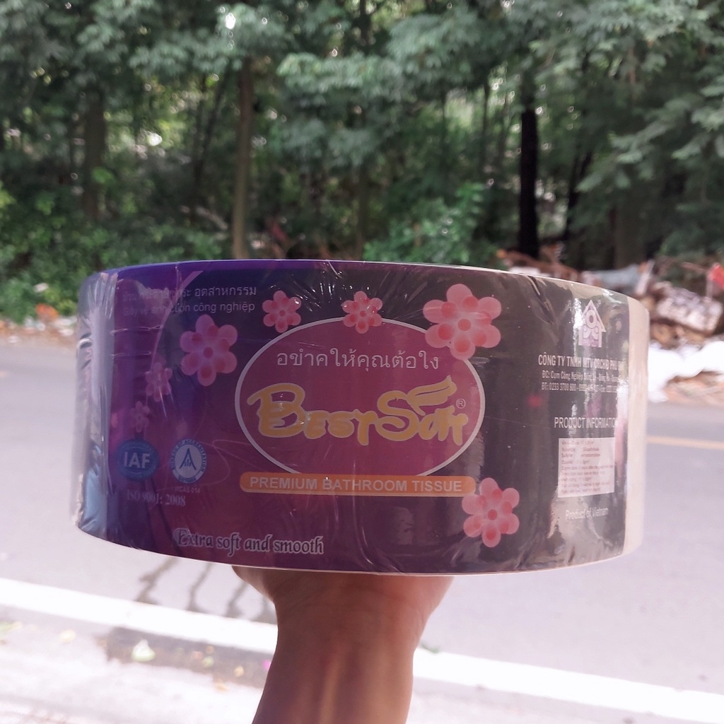 Giấy vệ sinh cao cấp 2 lớp cuộn lớn Choice L Lotte Hàn Quốc 600g