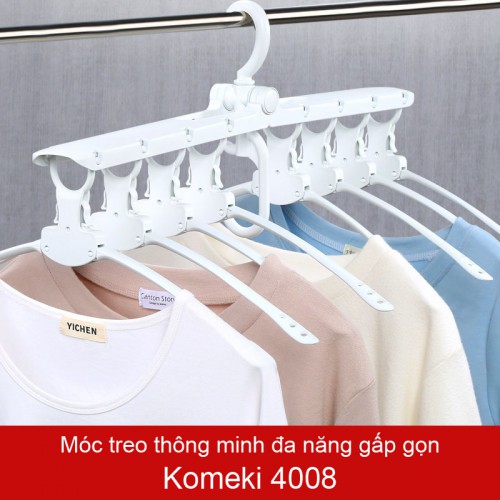 [FREE SHIP] Móc treo quần áo thông minh 8 móc