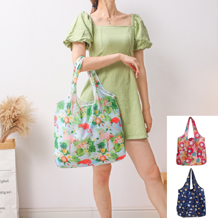 Túi đi biển hoa văn phong cách vintage giỏ xách tay đi shopping túi đeo vai giỏ đựng đồ đa năng phù hợp với mọi lứa tuổi