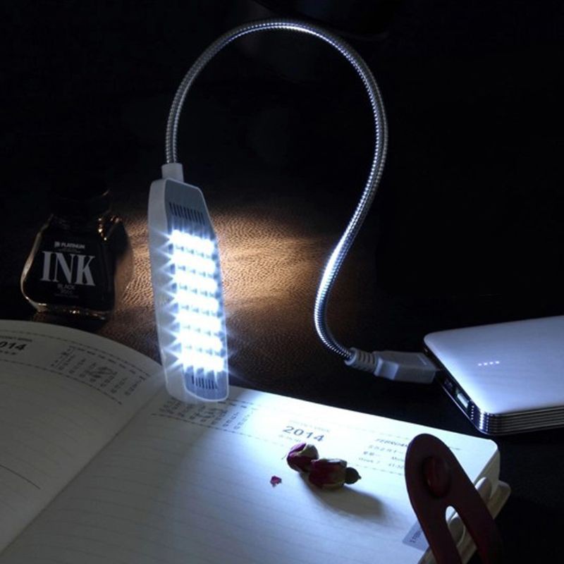 Đèn LED USB 28 bóng để bàn linh hoạt