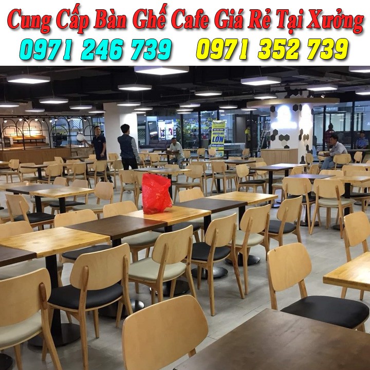 Bộ bàn ghế sofa cafe nhà hàng quán ăn giá rẻ