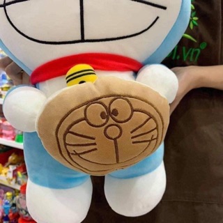 Gối mền Doraemon ôm bánh rán 2in1
