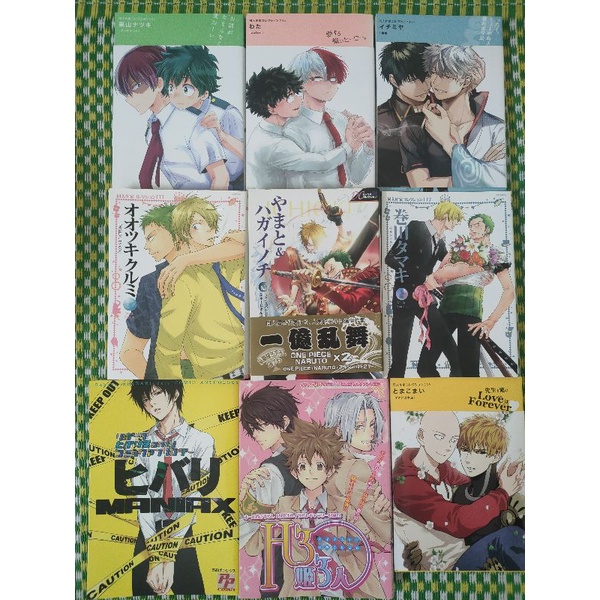 Kẹp tài liệu chính hãng Doujinshi - One Piece, Gia sư Hitman Reborn, Học viện siêu anh hùng