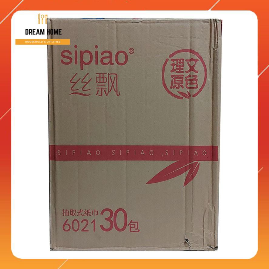 Thùng giấy gấu trúc sipiao 30 gói - Giấy than tre Sipao hàng nội địa Trung Quốc