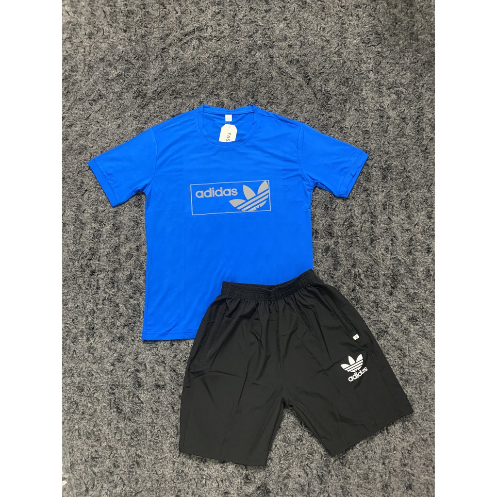 Bộ thể thao nam mùa hè -Bộ hè nam cọc tay chất liệu thun lạnh thoáng mát siêu thấm hút mồ hôi thích hợp chơi thể thao | BigBuy360 - bigbuy360.vn