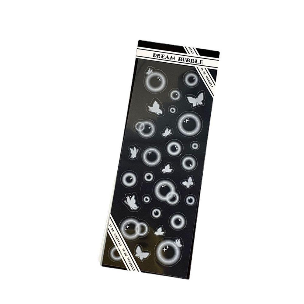 Sticker Dán Trang Trí Sổ Tay Hình Bướm DIY