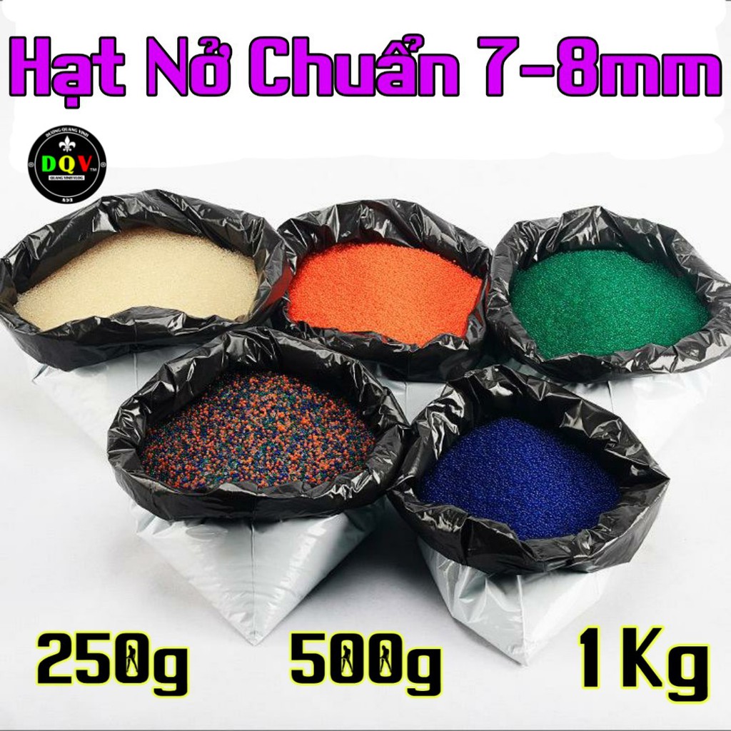 Gói 500g hạt nở nhiều màu/hạt nở Nhật Bản trang trí trồng cây gồm 10.000 viên 7mm