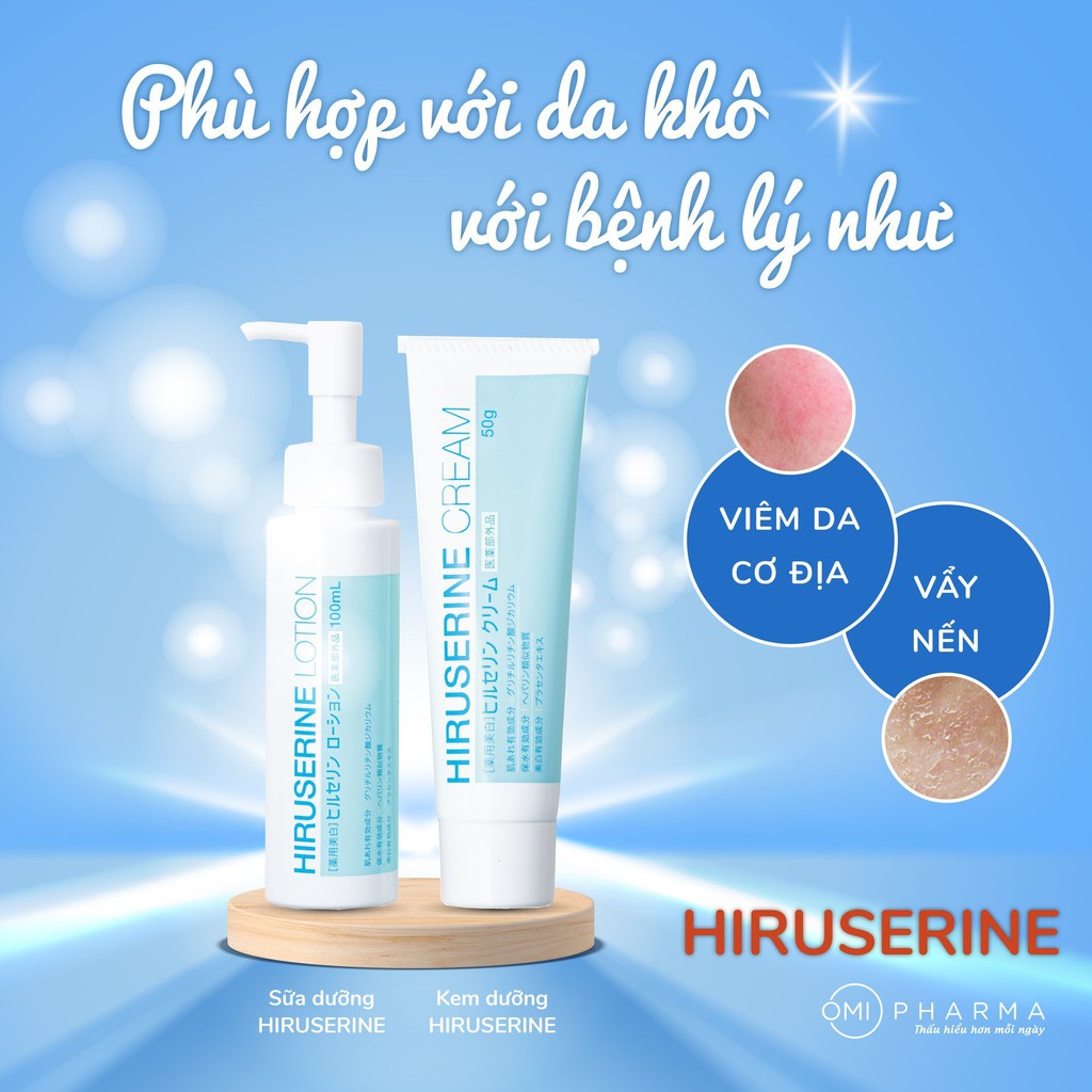 Sữa Dưỡng Mềm Mịn Và Làm Trắng Da Hiruserine Lotion (100ml)