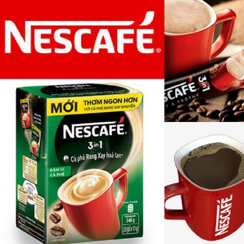 Cà phê sữa NesCafe 3 trong 1 hộp 340g (20 gói)