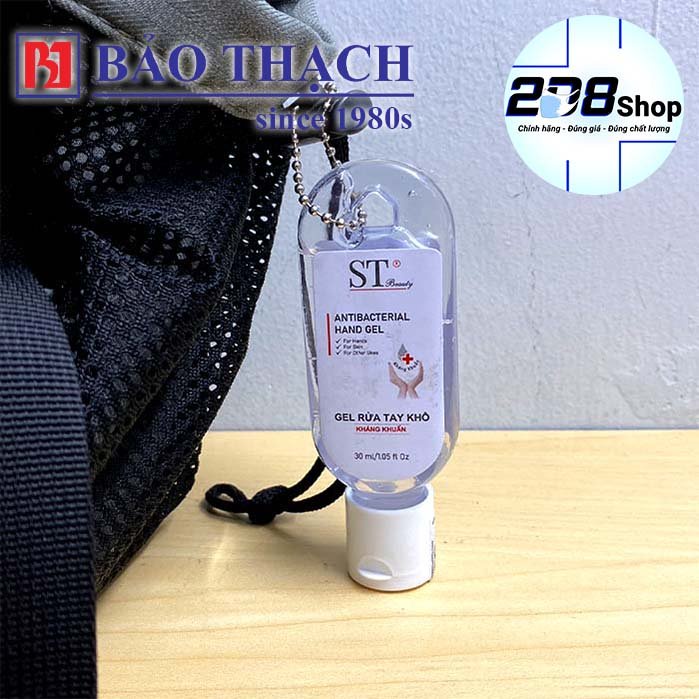 Gel Rửa Tay Móc Khóa - Nhỏ gọn, dùng bất cứ lúc nào  - 30ml - ST Beauty