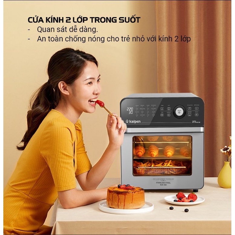 Nồi Chiên Không Dầu Kalpen Dung Tích 15l