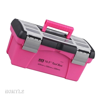 MultiFunctional Storage Case Toolbox Plastic Storage Organizer Toolbox Pink Box