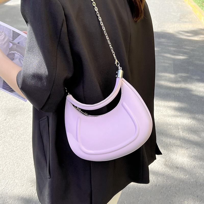 Túi Đeo Chéo Một Bên Vai Cầm Tay Màu Trơn Thời Trang Hàn Quốc