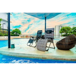 Sale XẢ KHO Ghế xếp thư giãn số 1 Hàn Quốc DA- Houseware gia đình khung thép cao cấp không gỉ