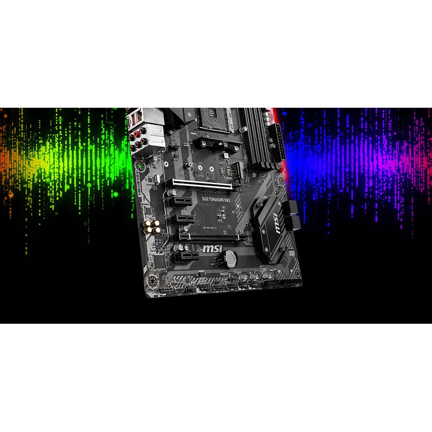 [Mã SKAMPUSH9 giảm 10% đơn 200K] Bo mạch chủ Main MSI B450 TOMAHAWK MAX II AM4 ATX ( New chính hãng bảo hành 36T)