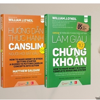Combo làm giàu từ chứng khoán + hướng dẫn thực hành canslim bản đẹp
