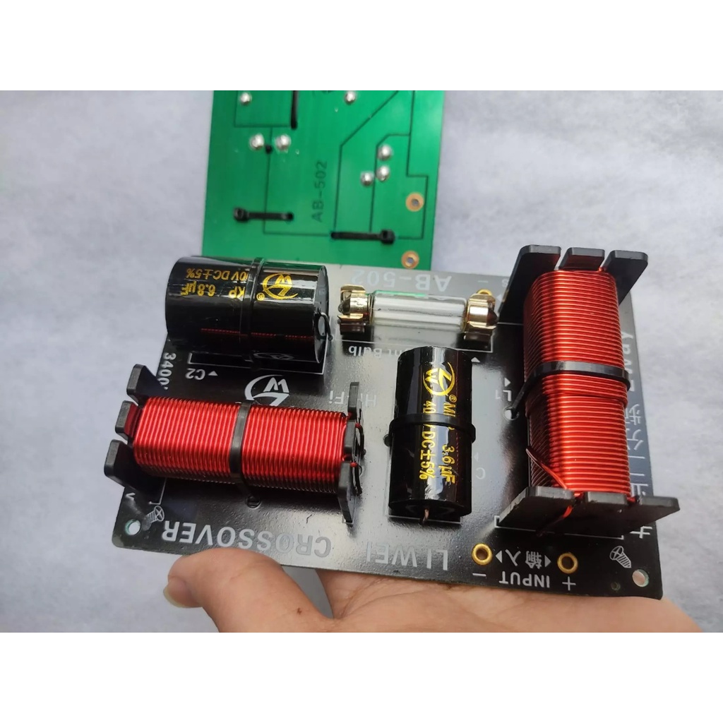 MẠCH PHẦN TẦN 2 WAY DÀNH CHO LOA FULL 1 BASS 1 KÈN-MẠCH NHẬP KHẨU AB502 GIÁ 1 CÁI