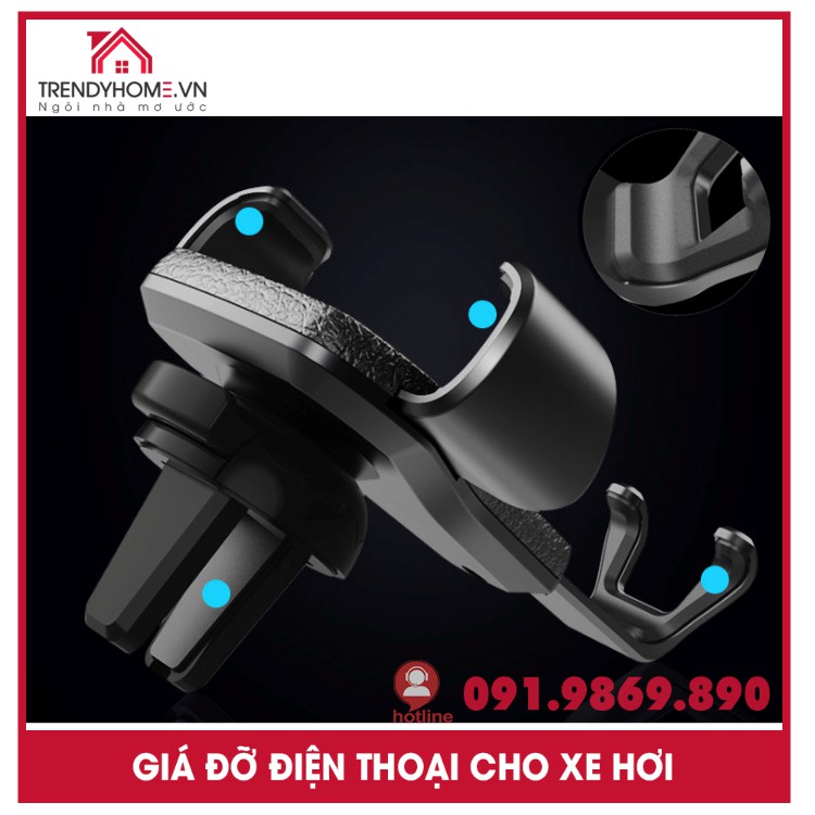 Giá đỡ kẹp điện thoại tiện dụng để trên xe hơi | Hàng chất lượng cao đóng hộp dễ vận chuyển | BigBuy360 - bigbuy360.vn