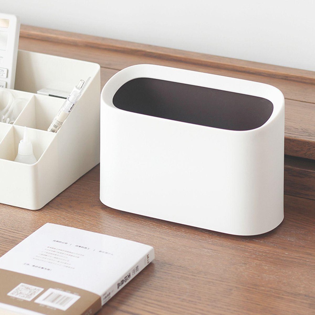 Thùng Rác Mini Để Bàn Phong Cách Bắc Âu Dễ Thương