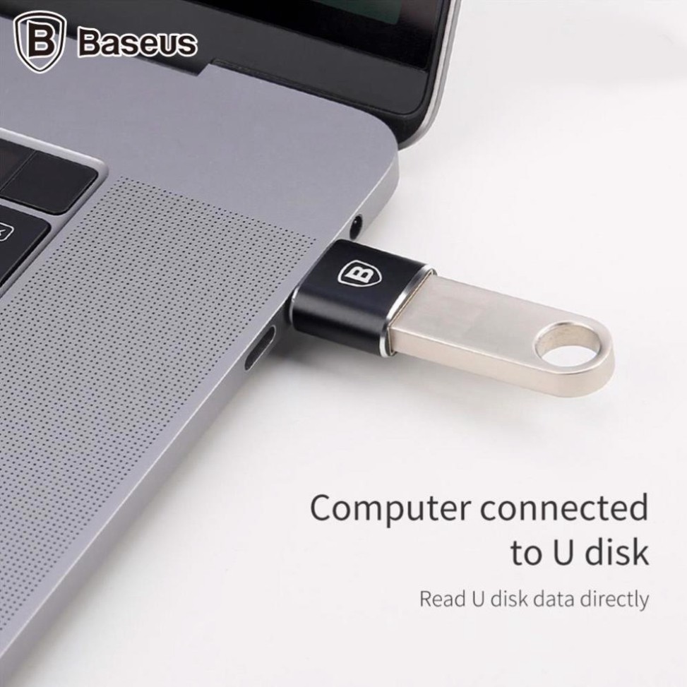 Đầu chuyển OTG USB Type C sang USB Full size Baseus LV106 (CATJQ-B01)