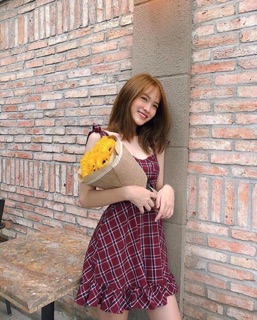 ✨✨Đầm Caro Cúp Ngực
