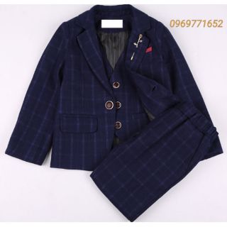 Bộ vest dạ cho bé trai