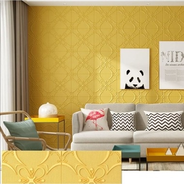Miếng Xốp Dán Tường Giả Gạch Hoạt Hình Siêu Dễ Thương 3D Chống Thấm Nước Dùng Trang Trí Nội Thất - 35x35cm