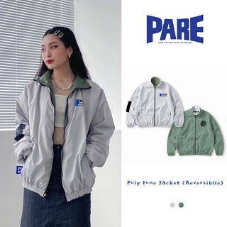 Áo khoác Jacket Poly Tone 2 mặt form cứng cáp in họa tiết //Pare//
