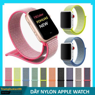 Dây Đeo Apple Watch Series 1/2/3/4 - Dây Nylon Cao Cấp - Hàng Phụ Kiện