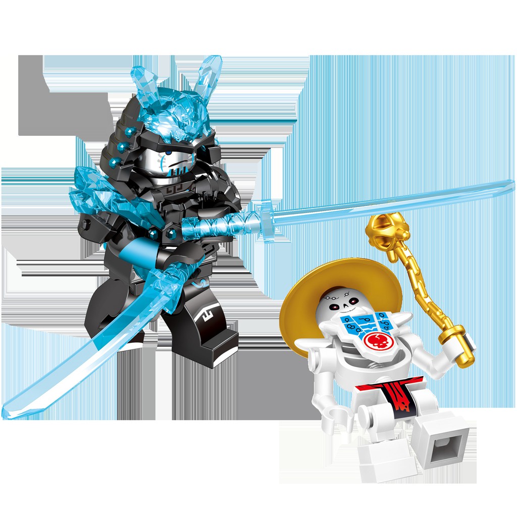 COMBO 2 Minifigures Nhân Vật Hoạt Hình Ninjago Phiên Bản Season 12 Mẫu Mới Ra Siêu Đẹp PRCK 61058