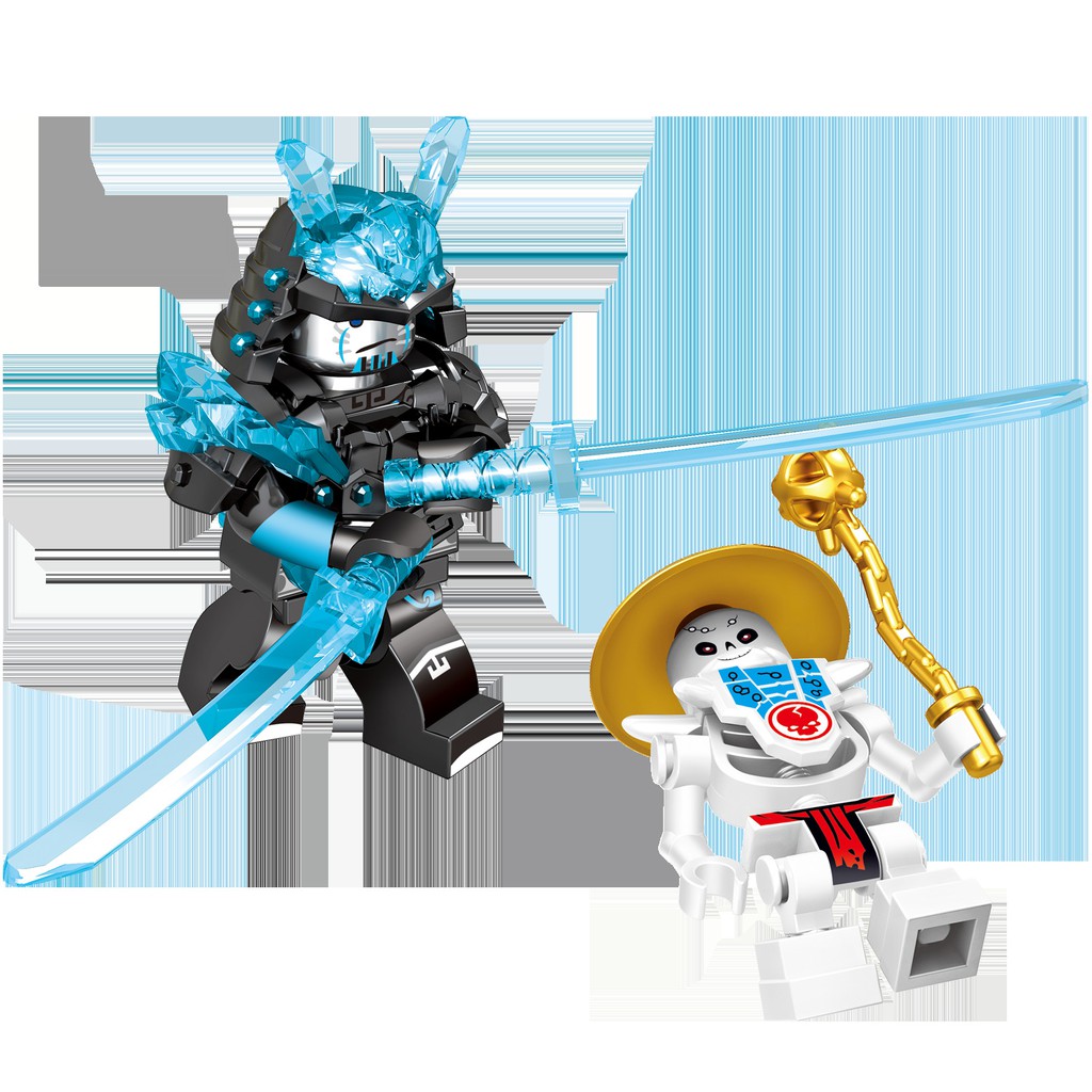 COMBO 2 Minifigures Nhân Vật Hoạt Hình Ninjago Phiên Bản Season 12 Mẫu Mới Ra Siêu Đẹp PRCK 61058