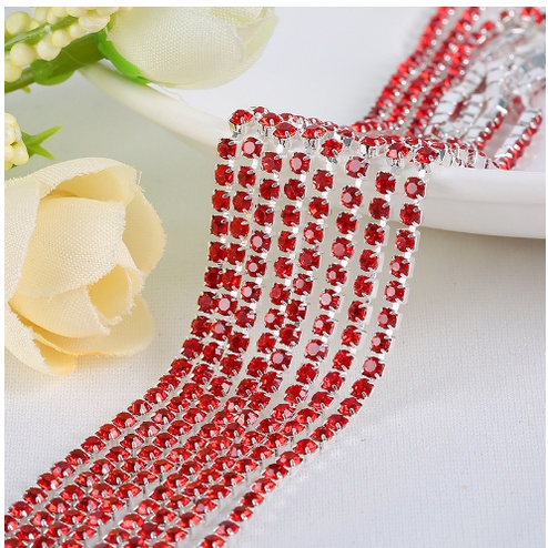 Dây đá phụ kiện handmade trang trí cổ trang,  may mặc, giày dép, túi xách
