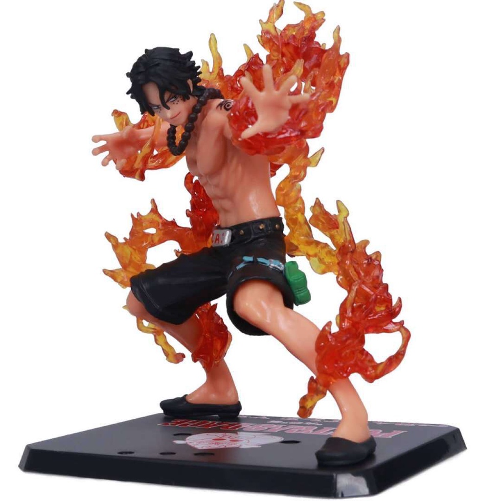 Mô hình One Piece ACE 2 đầu hàng cao cấp cao 15cm có hiệu ứng chiến đấu đặc biệt