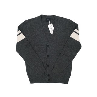 Áo Khoác Len Nam Cardigan Màu Xám - FO76 SHOP