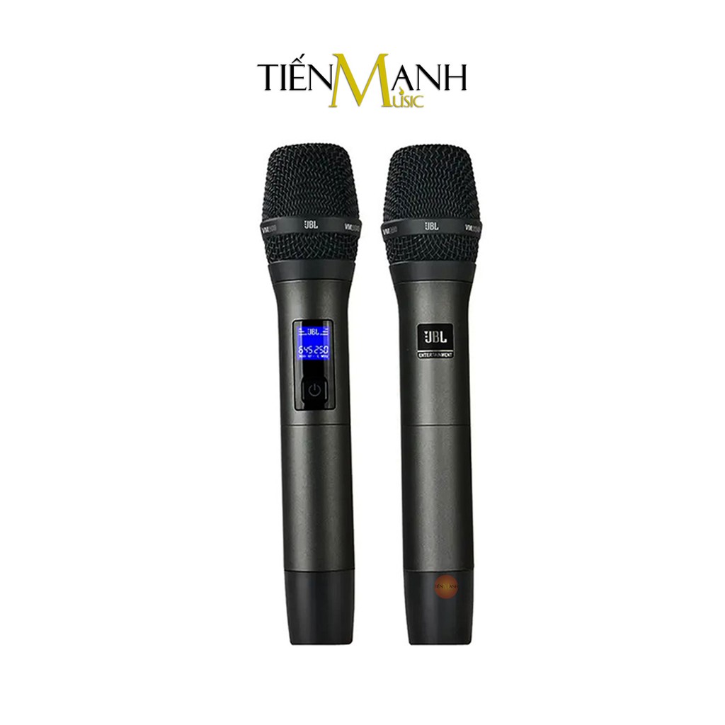 [Chính Hãng] Bộ 2 Micro Không Dây JBL VM200 - Mic Cầm Tay Vocal Microphone Karaoke Wireless