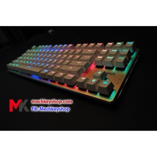 Bàn phím cơ Fuhlen SM681R, blue switch, led RGB, có driver hỗ trợ, led gầm