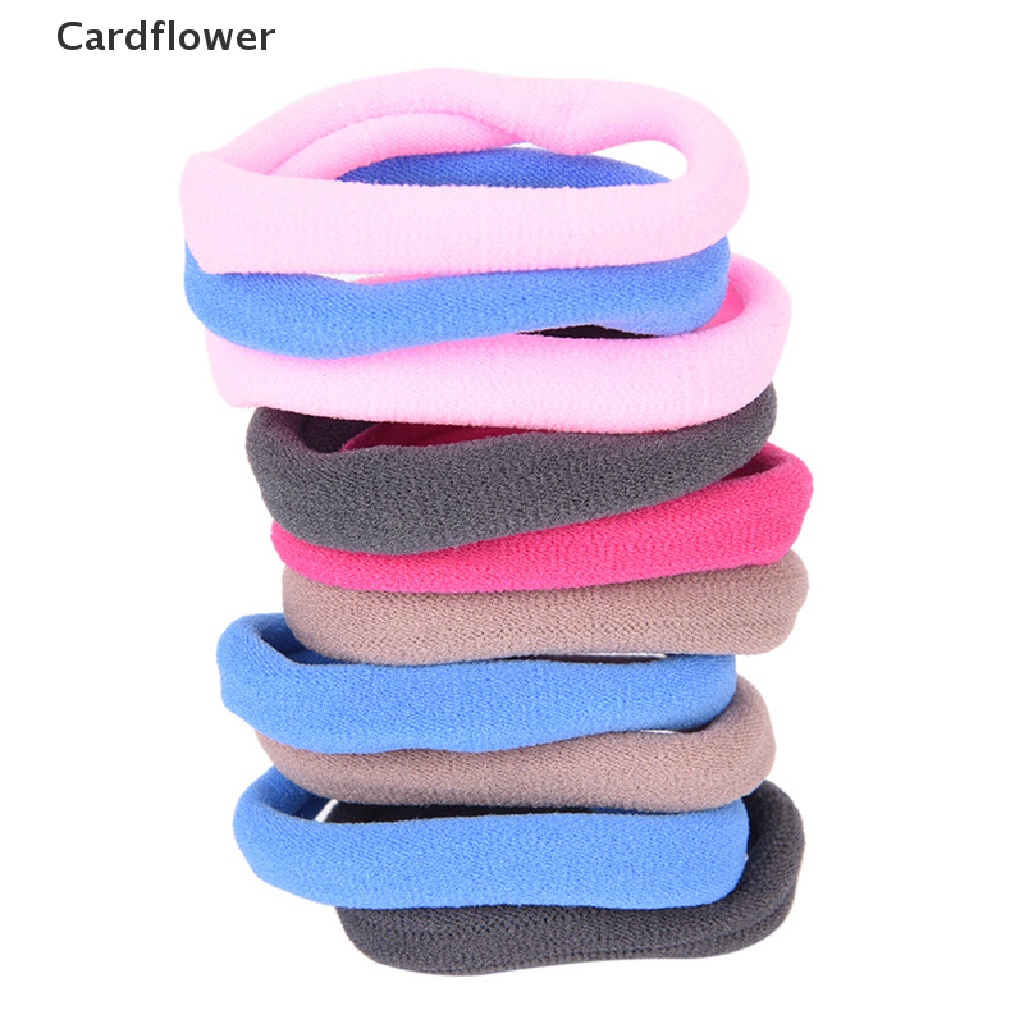 Bộ 10 Dây Cột Tóc Co Giãn Thời Trang Cho Nữ