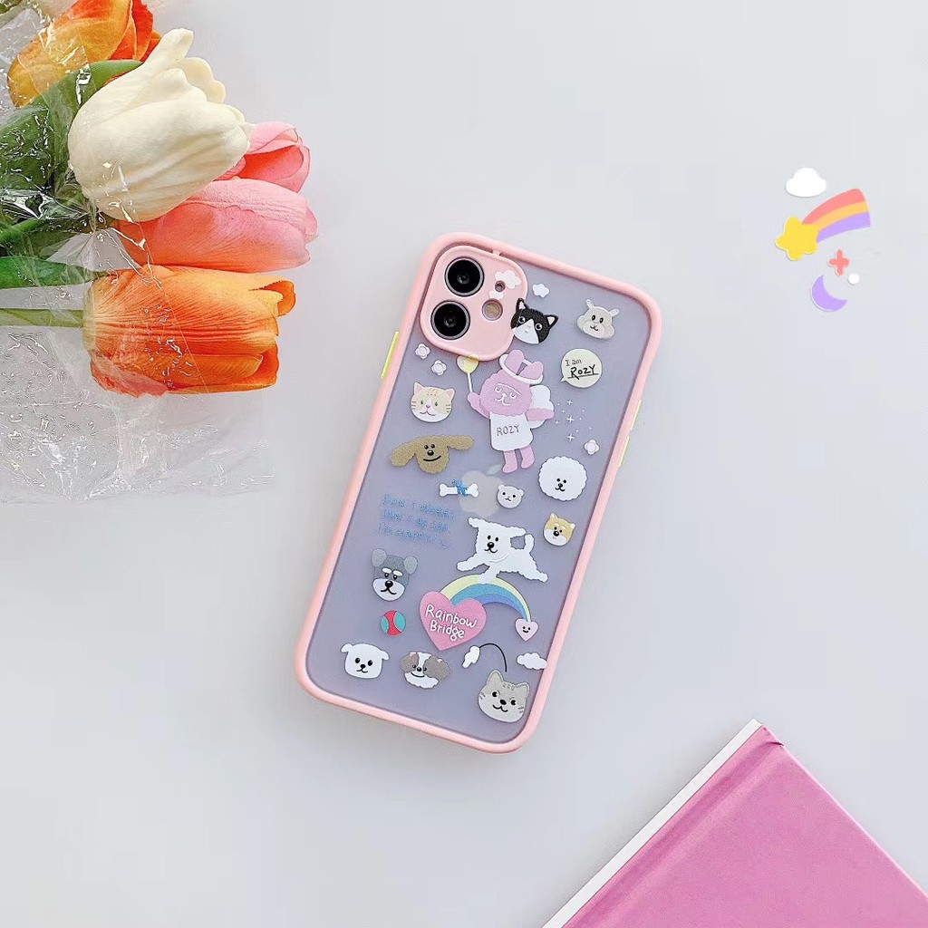 Ốp điện thoại mềm họa tiết thỏ và hoa 3D cho iPhone 11 Pro Promax X XS XR XSmax 6 6s 7 8 plus | BigBuy360 - bigbuy360.vn