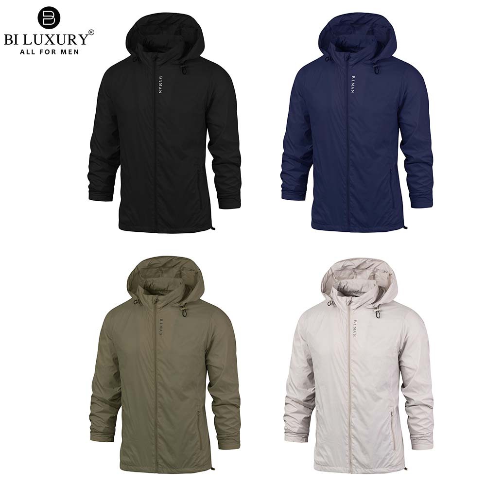 [Mã FAMALLT5 giảm 15% đơn 150K] Áo Khoác Gió Biluxury 4AG1T001 mũ rút kháng gió chống nước nhẹ kiểu dáng thời trang | BigBuy360 - bigbuy360.vn