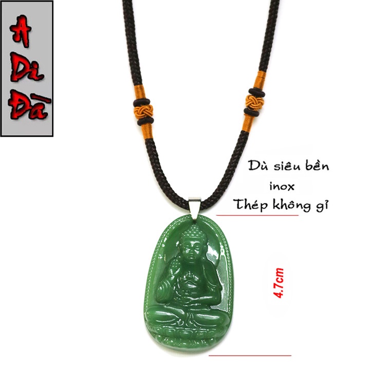 KÈM Móc Khuyên / Dây Dù - Dây dù mặt phật đeo cổ có nhiều tuổi hợp bản mệnh - Phật A Di Đà