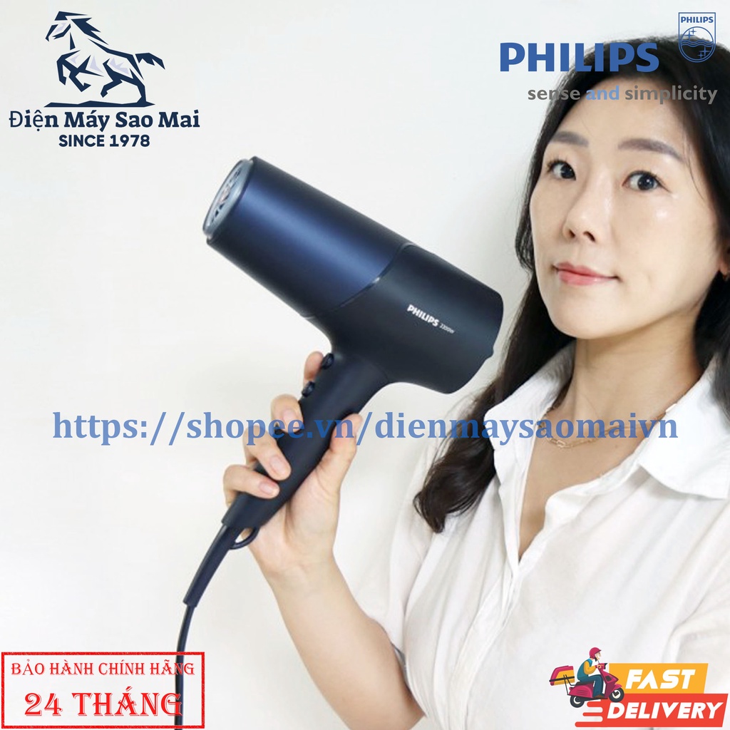 Máy sấy tóc ion Philips BHD510 BHD500