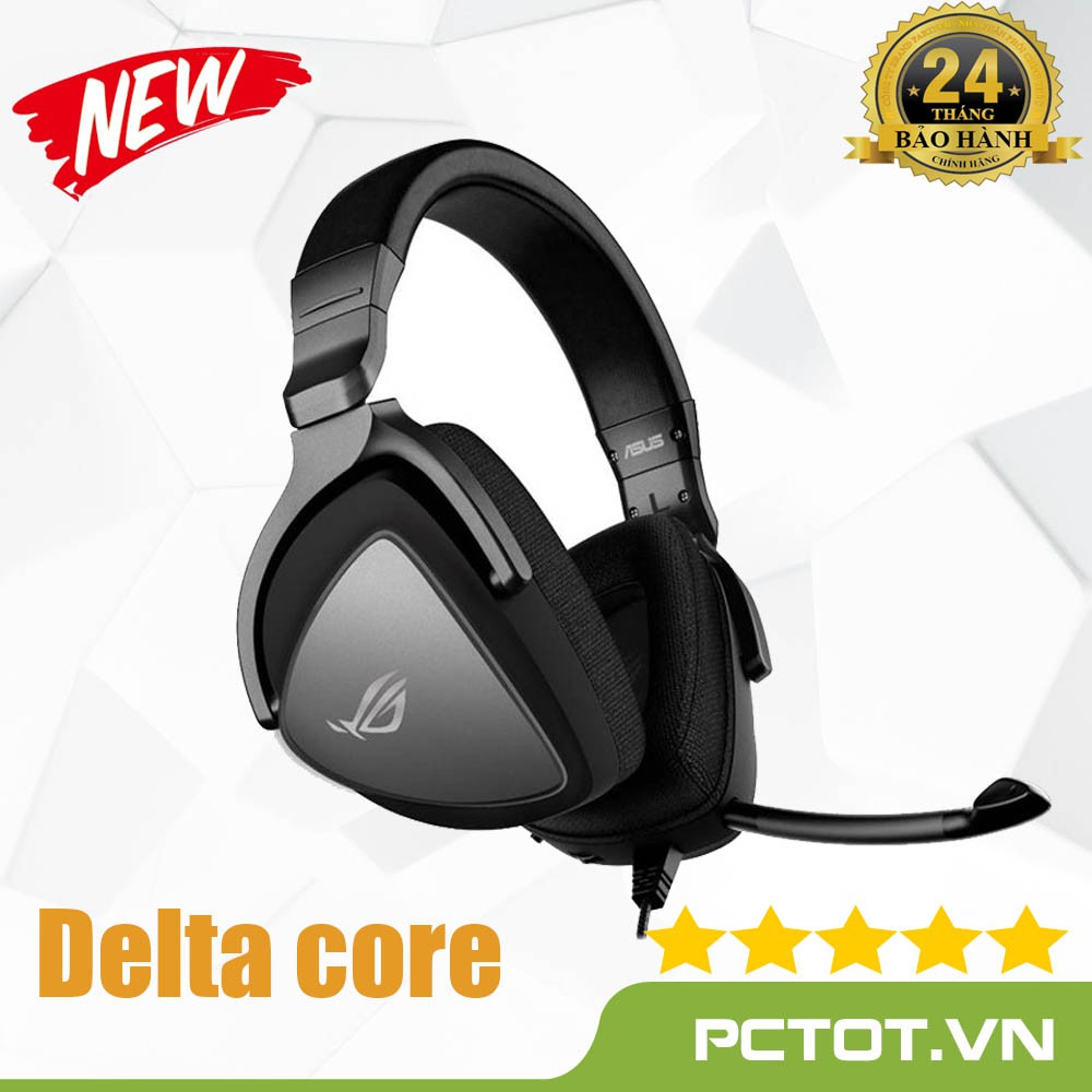 Tai nghe Asus ROG Delta Core - Mic rời, gaming chuyên nghiệp