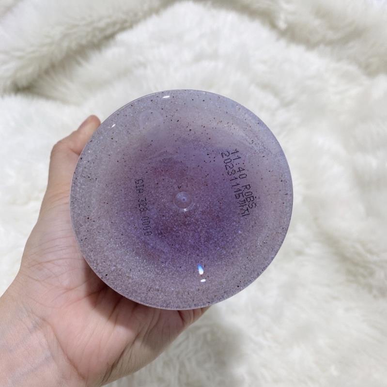 Sữa tắm chứa hạt massage tím nhạt mùi Lavender On The Body - Chính hãng LG Hàn Quốc