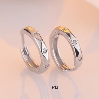 12mm, 1 chiếc khuyên tai bạc cho nam