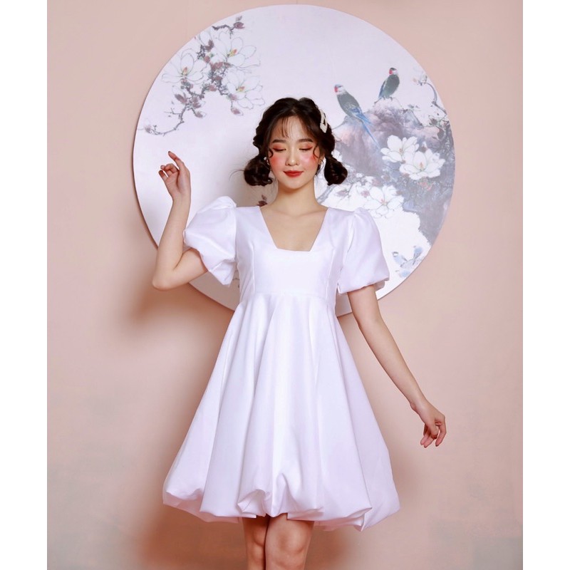 [Mã FATHANG5 giảm 10K đơn 50K] VÁY ĐI TIỆC/PROM/CHỤP LOOKBOOK - MAYLYLY DRESS - VÁY BỒNG CỔ THANG THANG - V0111 | BigBuy360 - bigbuy360.vn