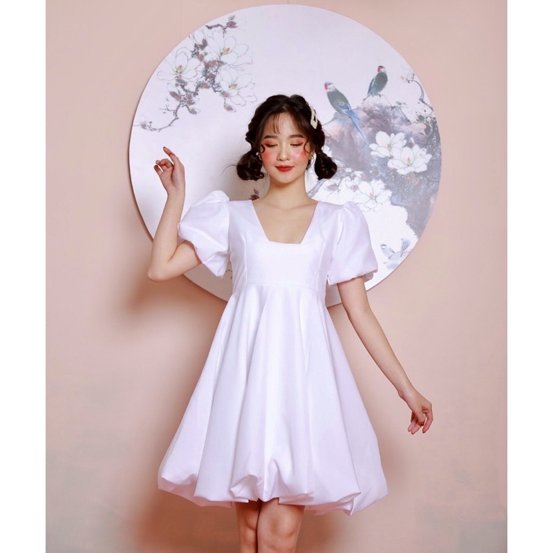 [Mã FATHANG5 giảm 10K đơn 50K] VÁY ĐI TIỆC/PROM/CHỤP LOOKBOOK - MAYLYLY DRESS - VÁY BỒNG CỔ THANG THANG - V0111